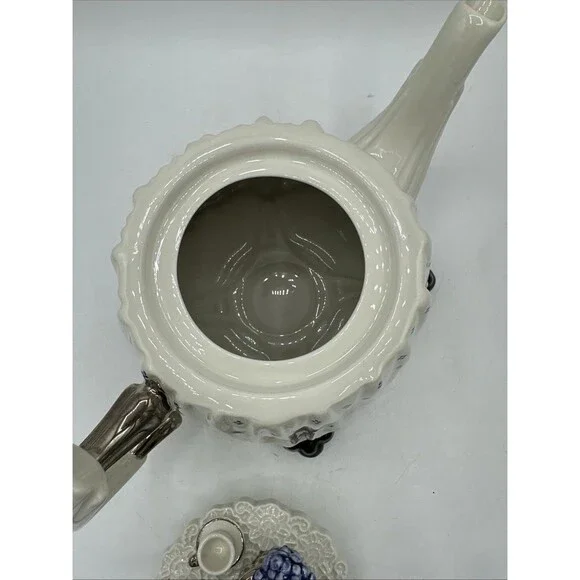 Paul Cardew Teapot Victorian Silver Service Porcelain Retired - Picture 16 of 16